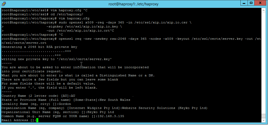 Setup HAProxy 2 with KeepAliveD and Layer 7 Retries